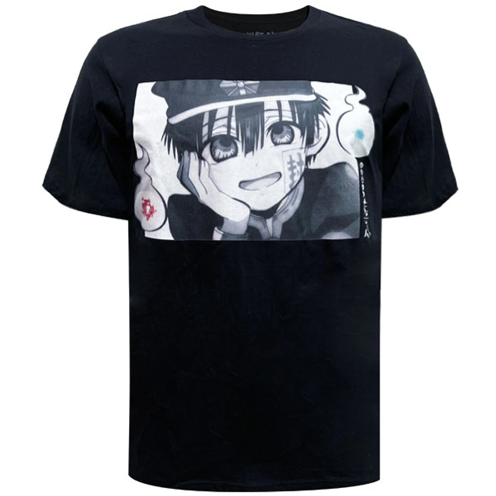 Black t-shirt manga unisex