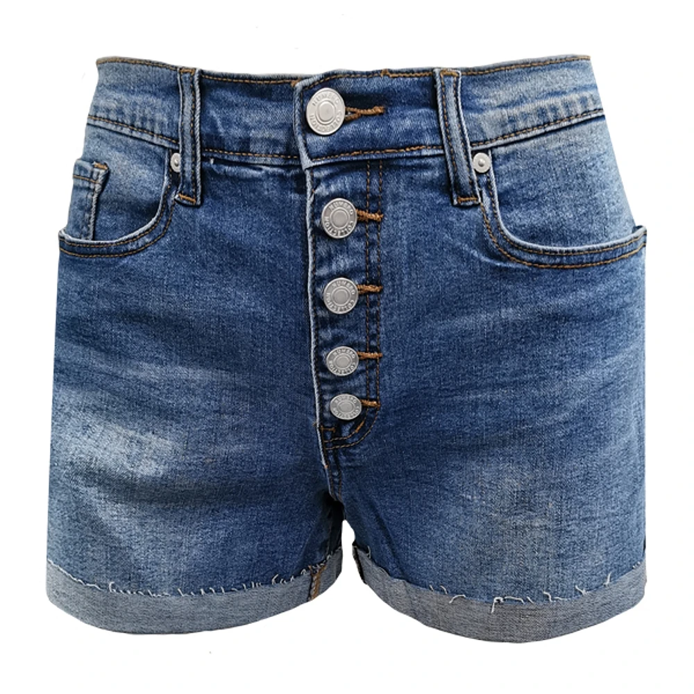 Denim high rise short for women