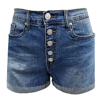 Denim high rise short for women