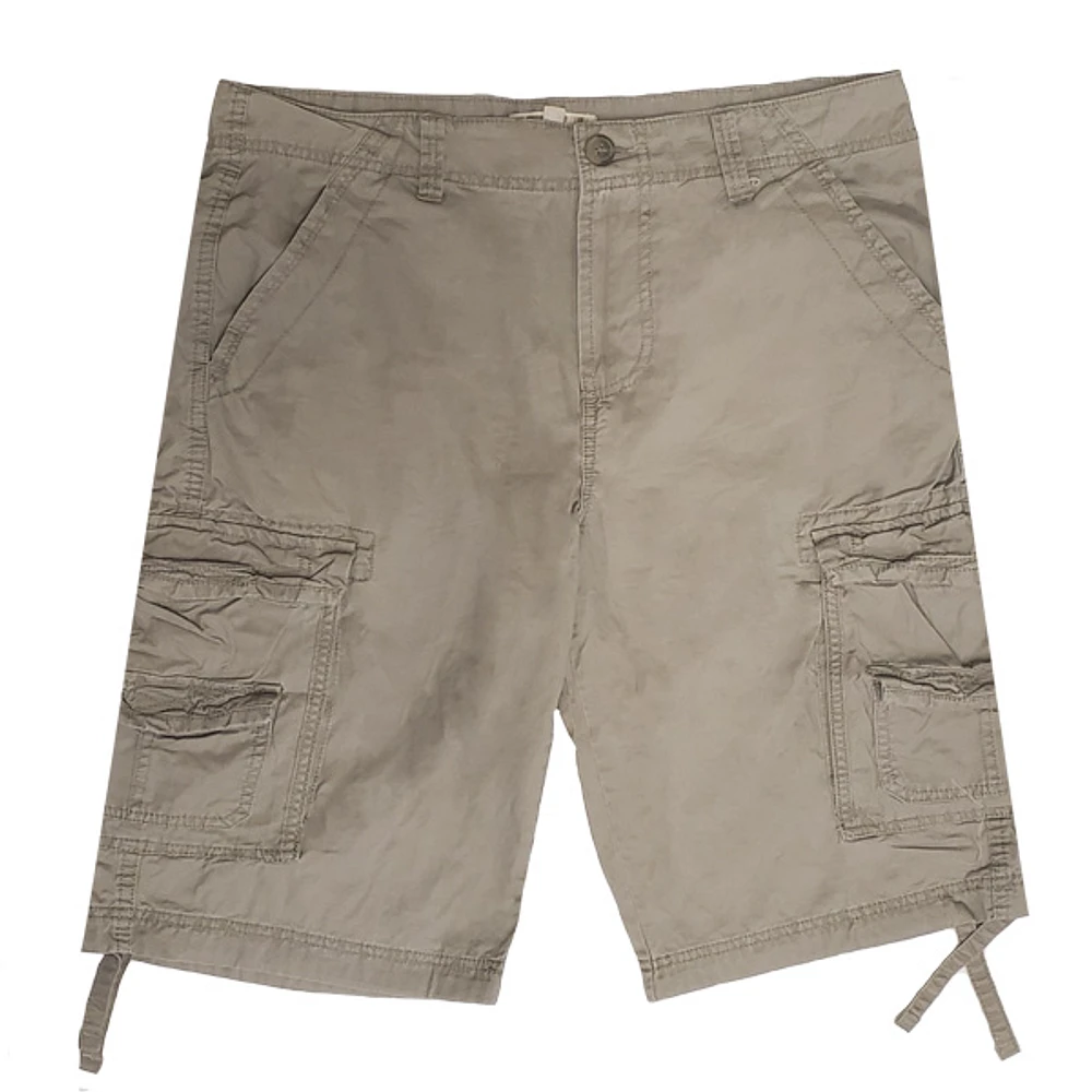 Grey cargo short for men