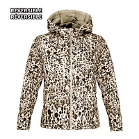 Reversible puffer light jacket for women