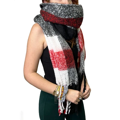 Plaid scarf for women
