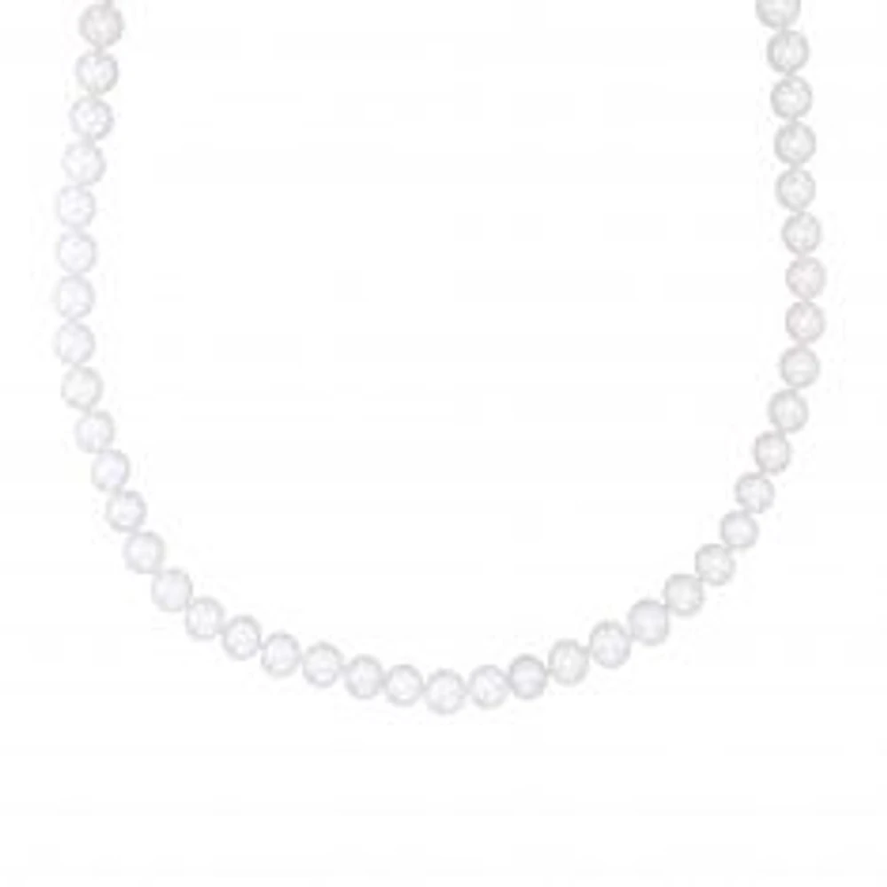 7-8mm Freshwater Cultured Pearl Strand Necklace