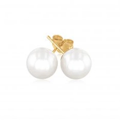 8-8.5mm Freshwater Cultured Pearl Stud Earrings