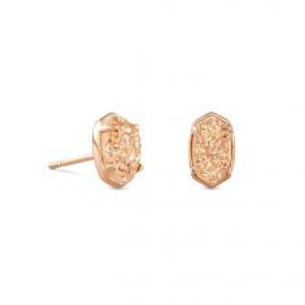 Kendra Scott Emilie Stud Earrings in Sand Drusy