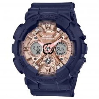 Ladies' Casio G-Shock S Series Navy Resin Watch GMAS120MF-2A2