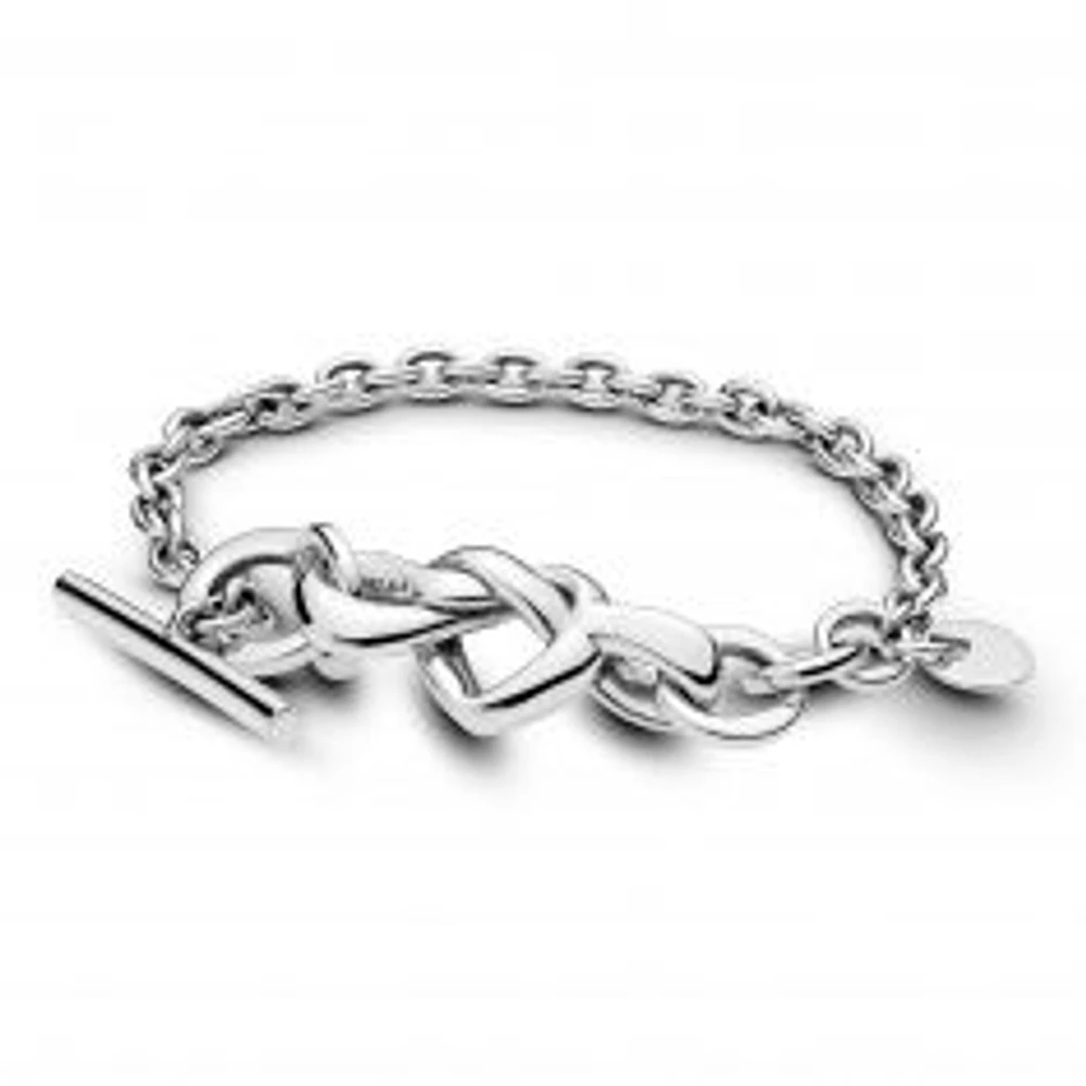 Pandora Knotted Heart Bracelet - 6.3inches