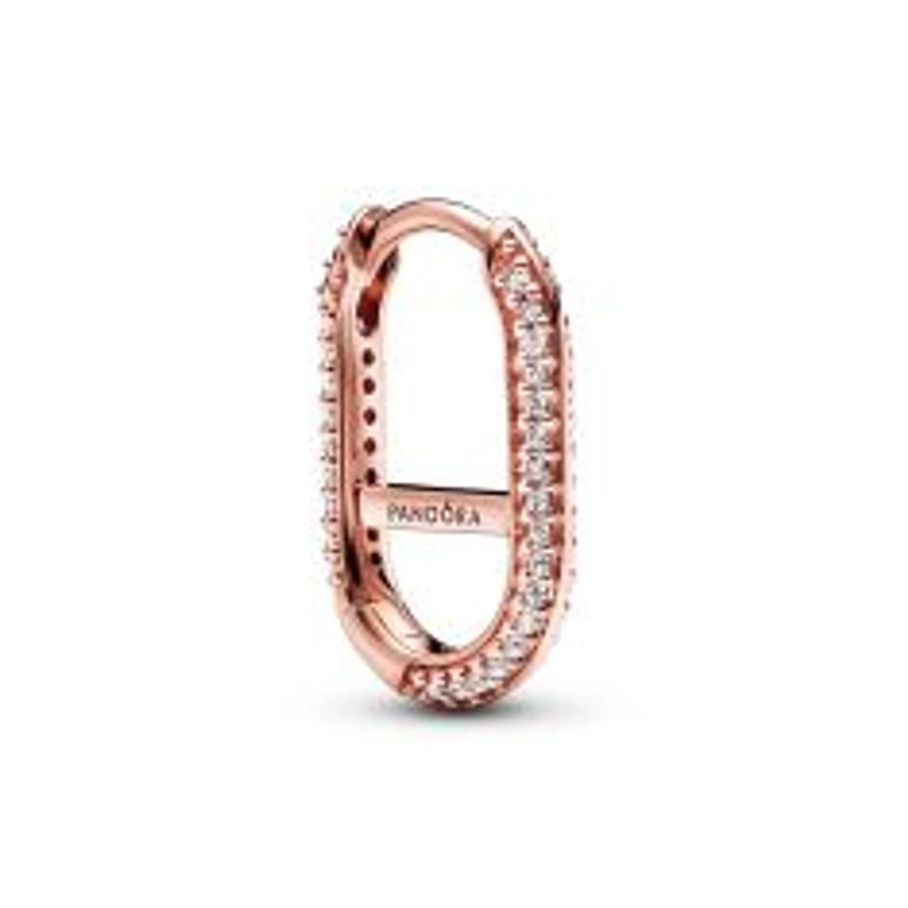 Pandora ME Pavé Link Earring | Rose Gold-Plated