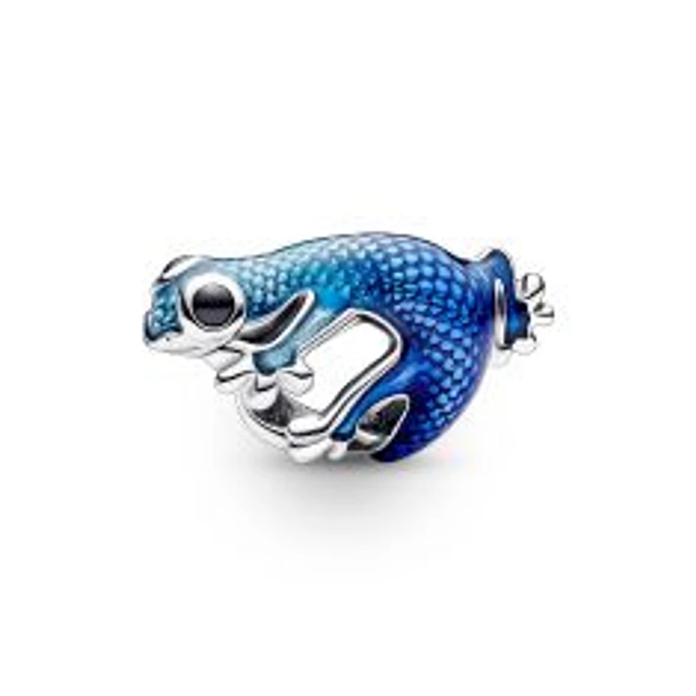 Pandora Metallic Blue Gecko Charm