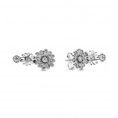 Pandora Sparkling Daisy Flower Trio Stud Earrings