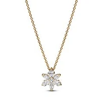 Pandora Sparkling Herbarium Cluster Gold-Plated Pendant Necklace