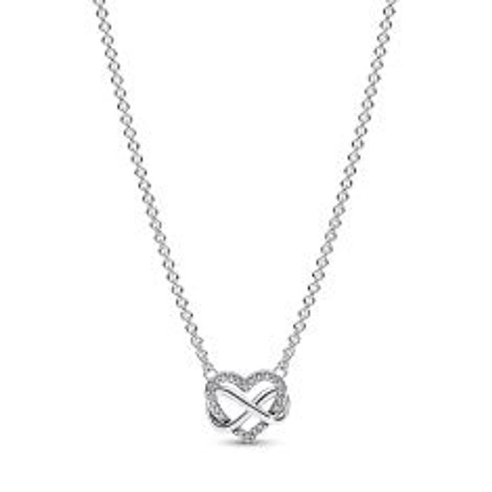 Pandora Sparkling Infinity Heart Collier Necklace