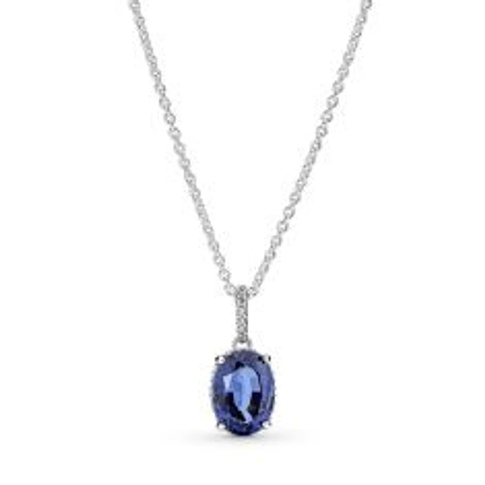 Pandora Sparkling Statement Halo Pendant Necklace