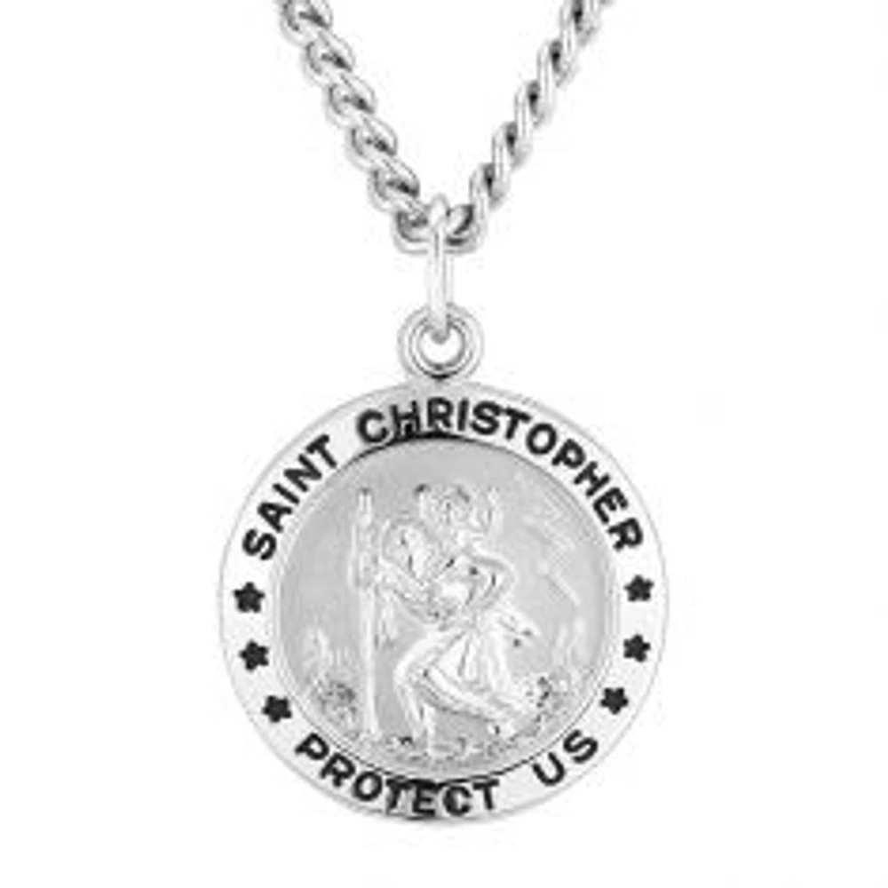 Saint Christopher Medallion Pendant