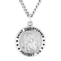 Saint Christopher Medallion Pendant