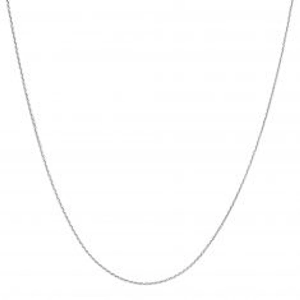 Sterling Silver Adjustable Wheat Chain Necklace, 1mm