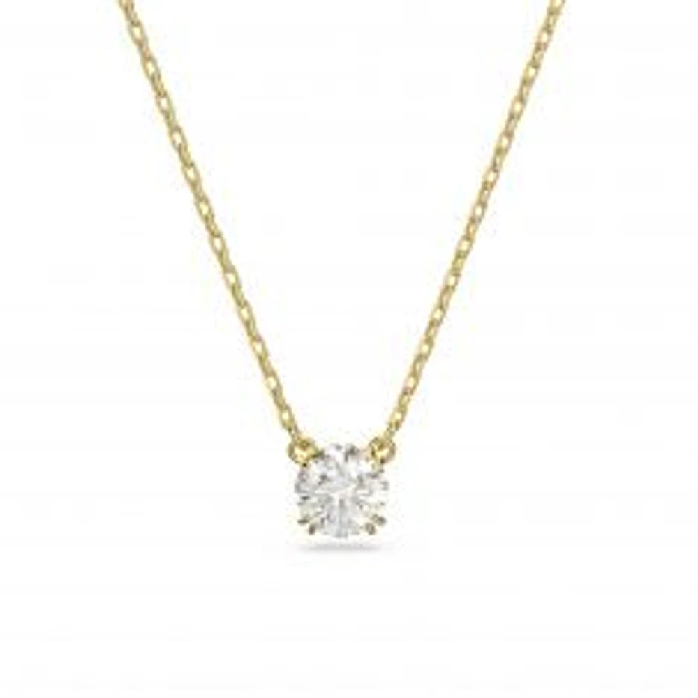 Swarovski Crystal and Zirconia Constella Gold-Tone Pendant Necklace