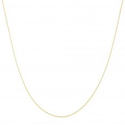 Gold Adjustable Box Chain Necklace