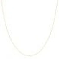 Yellow Gold Adjustable Cable Link Chain Necklace