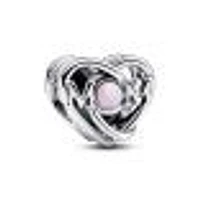 Pandora Openwork Mom & Heart Charm