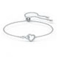 Swarovski Crystal Infinity Heart Bolo Bracelet