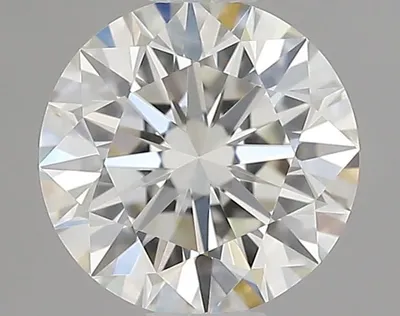 0.51 Carat Round Shape Earth Grown Diamond I Color VVS2 Clarity Excellent/Ideal Cut