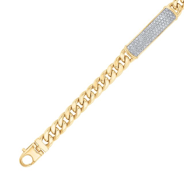 Men's Miami Cuban Link Bracelet | 14K Yellow Gold | Size 8.5 | Helzberg Diamonds