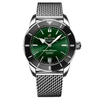 Breitling Superocean Heritage B20 Automatic 42 Green Dial and Stainless Steel Bracelet Watch | 42mm | AB2010121L1A1
