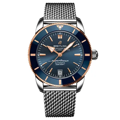 Breitling Superocean Heritage B20 Automatic 42 Blue Dial and Stainless Steel Bracelet Watch | 42mm | UB2010161C1A1