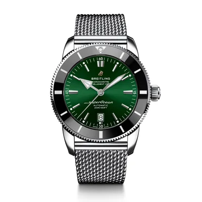 Breitling Superocean Heritage B20 Automatic 46 Green Dial Stainless Steel Watch | 46mm | AB2020121L1A1