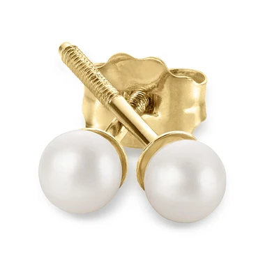 Child's Pearl Stud Earrings