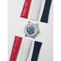 Frederique Constant Classics Worldtimer Manufacture Summer of 76 Limited Edition Watch Set | 42mm | FC-718USWM4H6