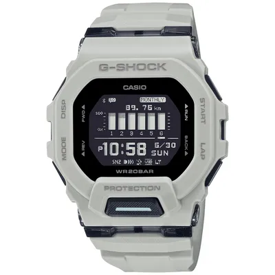 G-Shock G-Squad GBD-200 Series White Resin Watch | GBD200UU-9