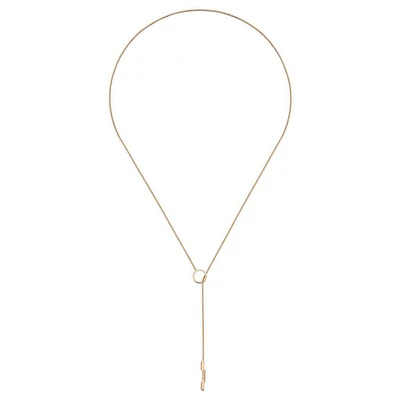 Gucci Link To Love Yellow Gold Lariat Necklace