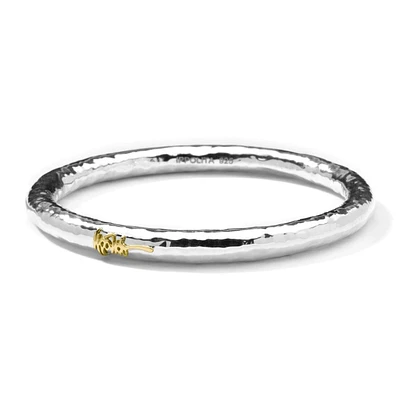 IPPOLITA Hammered Signature Bangle Bracelet in Sterling Silver - CLASSICO