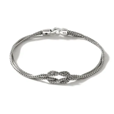 John Hardy Sterling Silver Bracelet | 6.25 -6.5 Inches | Love Knot 