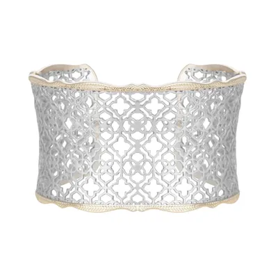 Kendra Scott Candice Cuff Bracelet in Silver Tone