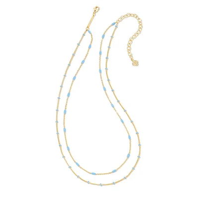 Kendra Scott Dottie Multi-Strand Necklace in Periwinkle