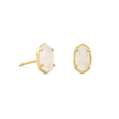 Kendra Scott Emilie Stud Earrings in Iridescent Drusy