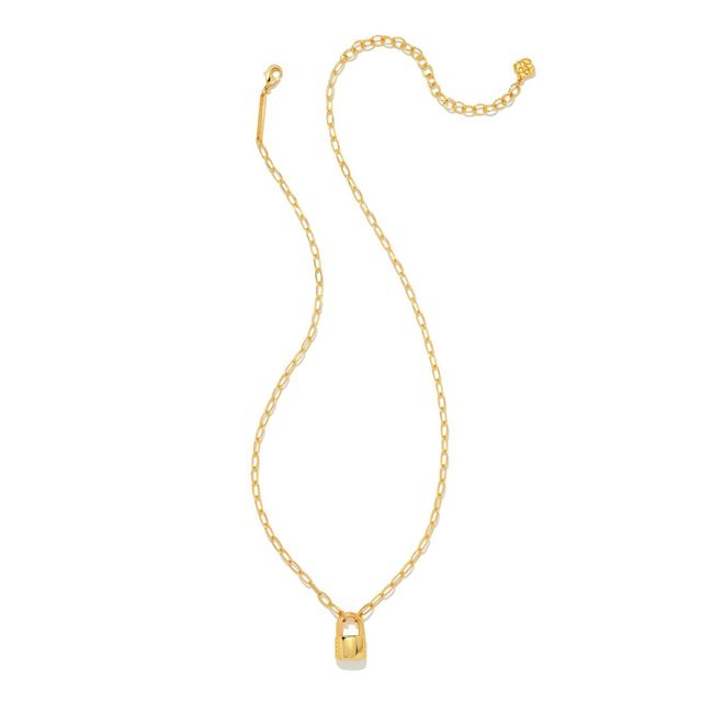  Kendra Scott Korinne Chain Necklace in 14k Gold-Plated