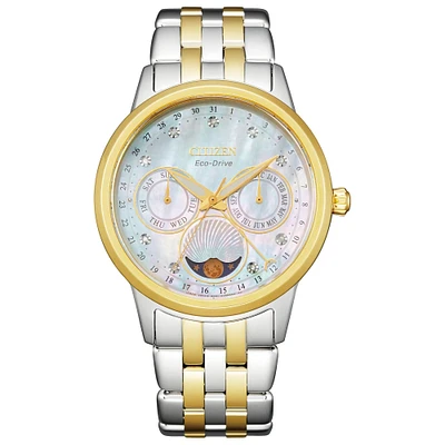 Ladies' Citizen Eco-Drive Diamond Two-Tone Watch | 37mm | FD0004-51D