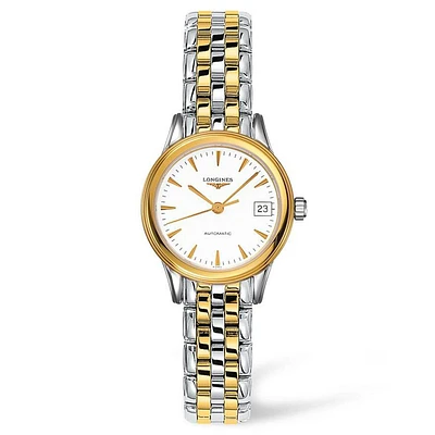 Ladies' Longines Flagship Two-Tone Automatic Two-Tone Watch L42743227