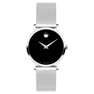 Ladies' Movado Museum Classic Stainless Steel Watch 0607220