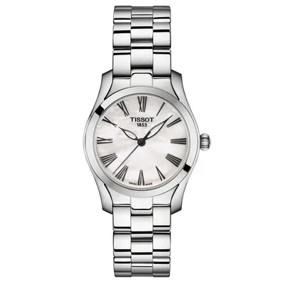 Ladies' Tissot T-Wave Stainless Steel Mother-Of-Pearl Dial Watch T1122101111300
