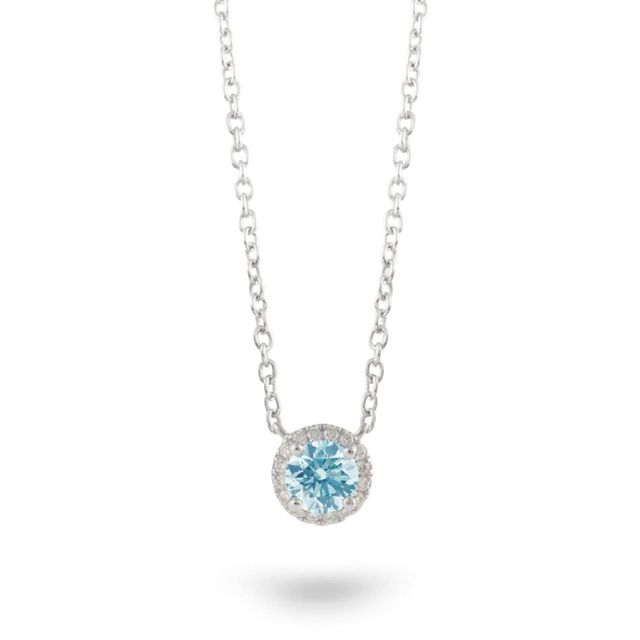 Lightbox 2ct. Round Lab Grown Diamond Solitaire Pendant Necklace