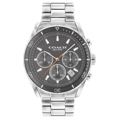 Men's COACH Preston Chronograph Stainless Steel Watch 14602515