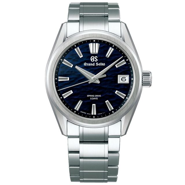 Men's Grand Seiko Evolution 9 Watch | 40mm | Textured Blue Dial | SLGA021