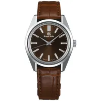 Men's Grand Seiko Heritage Watch | Brown Dial | Brown Leather Strap | SBGW293