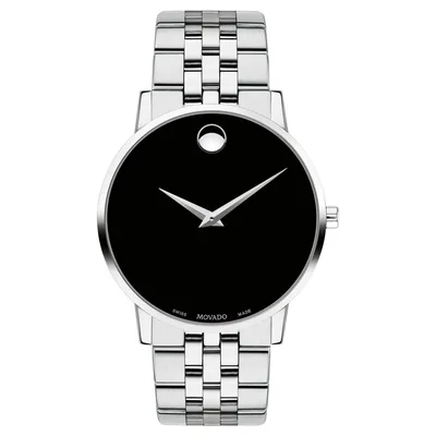 Movado Museum Classic Black Dial Watch 0607199