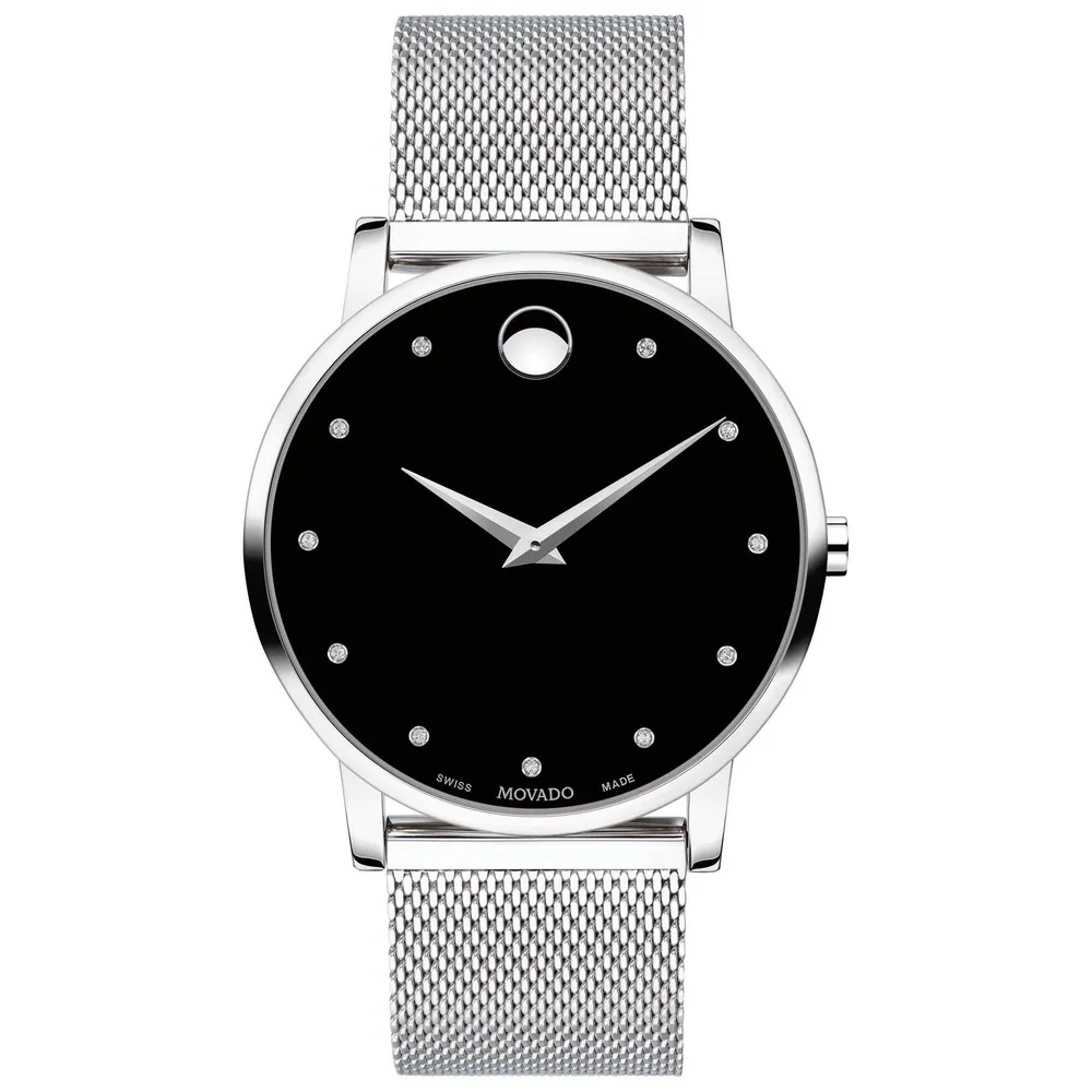 Movado  Museum Classic Men's Stainless Steel Bracelet Watch With